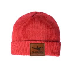 Trikotāžas cepure Alaskan Beanie, Red cena un informācija | Vīriešu cepures, šalles, cimdi | 220.lv