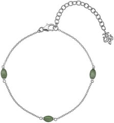 Sudraba rokassprādze sievietēm Hot Diamonds Anais Aventurine AB003 cena un informācija | Rokassprādzes | 220.lv