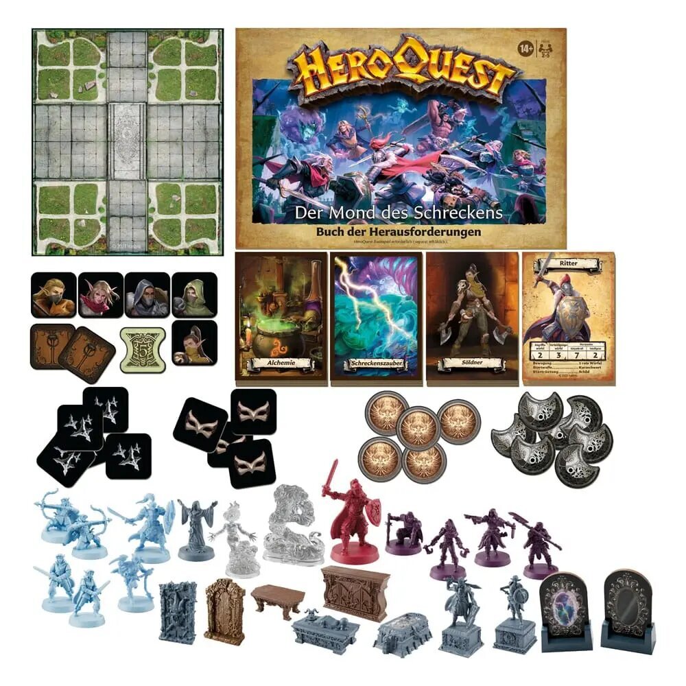 Дополнение к настольной игре HeroQuest Набор квестов «Луна злодея» *версия  на немецком языке* цена | 220.lv