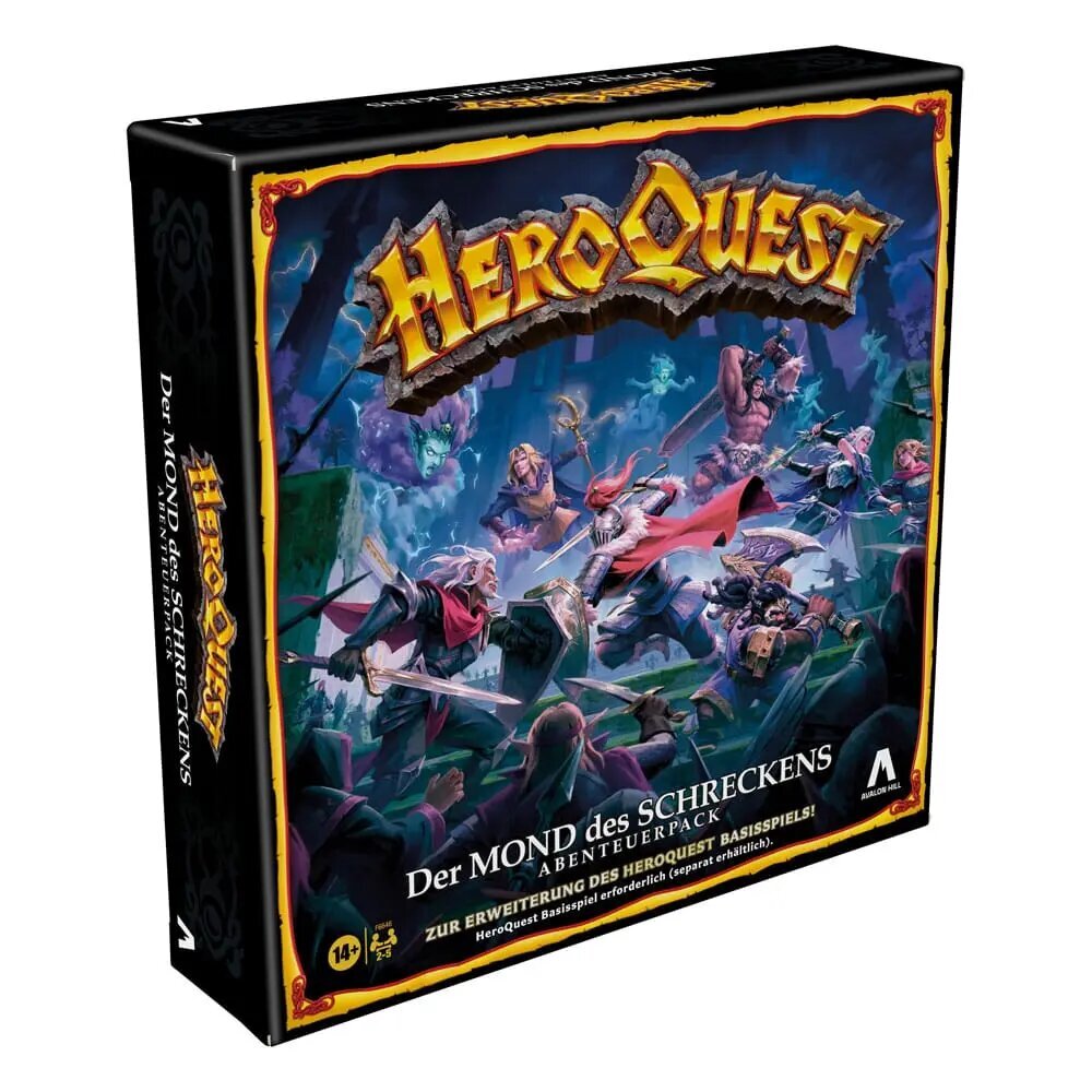 Дополнение к настольной игре HeroQuest Набор квестов «Луна злодея» *версия  на немецком языке* цена | 220.lv