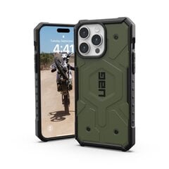 UAG Pathfinder Magsafe - protective case for iPhone 15 Pro Max (olive) цена и информация | Чехлы для телефонов | 220.lv