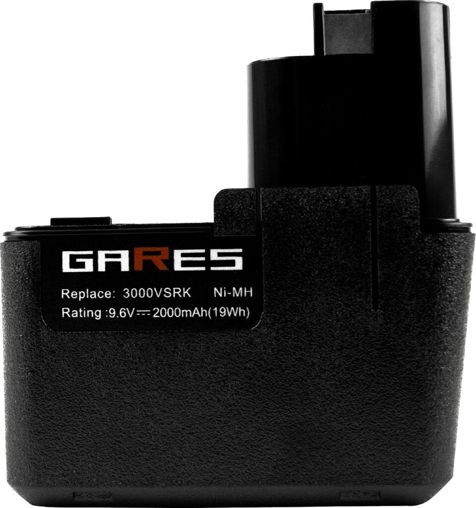 Akumulators Gares, 9,6V 2Ah, Bosch, PSR GSR VES2 cena un informācija | Skrūvgrieži, urbjmašīnas | 220.lv