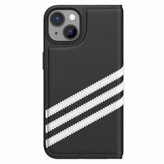 Adidas OR Booklet Case PU iPhone 14 6.1" black|black white 50195 цена и информация | Чехлы для телефонов | 220.lv