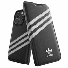 Adidas OR Booklet Case PU iPhone 14 Pro black|white 50196 цена и информация | Чехлы для телефонов | 220.lv