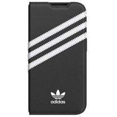 Adidas OR Booklet Case PU iPhone 14 Pro black|white 50196 цена и информация | Чехлы для телефонов | 220.lv