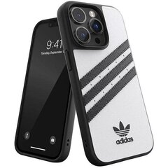 Adidas OR Molded Case PU iPhone 14 Pro 6.1&quot; white-black|white-black 50190 цена и информация | Чехлы для телефонов | 220.lv