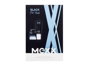 Dāvanu komplekts Mexx Black Man vīriešiem: tualetes ūdens EDT 30 ml + dušas želeja 50 ml cena un informācija | Vīriešu smaržas | 220.lv