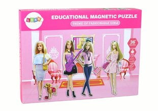 Magnētiskā puzzle Barbie cena un informācija | Puzles, 3D puzles | 220.lv