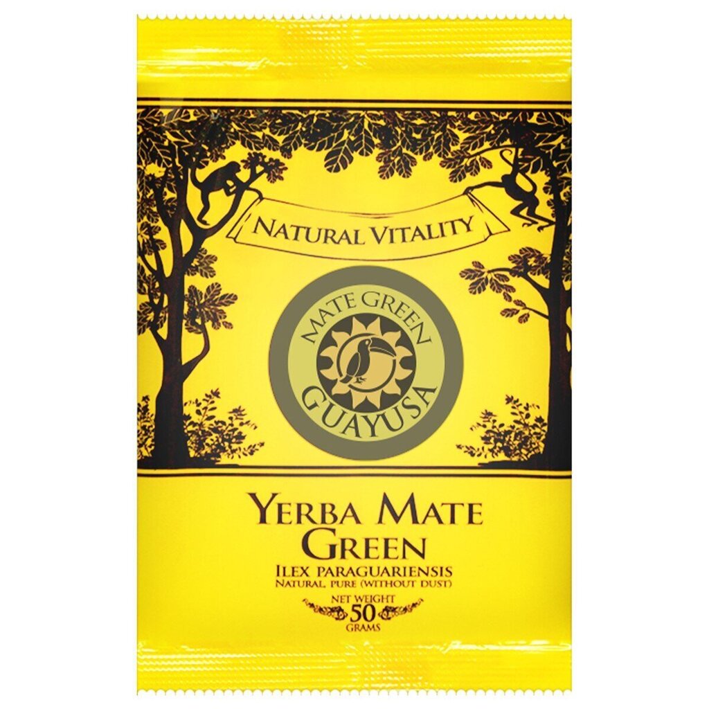 Tēja Yerba Mate Green Guayusa, 50 g cena un informācija | Tēja | 220.lv