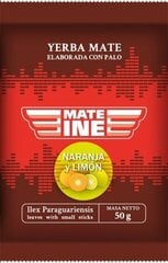 Tēja Yerba Mate Mateine Naranja y Limon, 50 g cena un informācija | Tēja | 220.lv