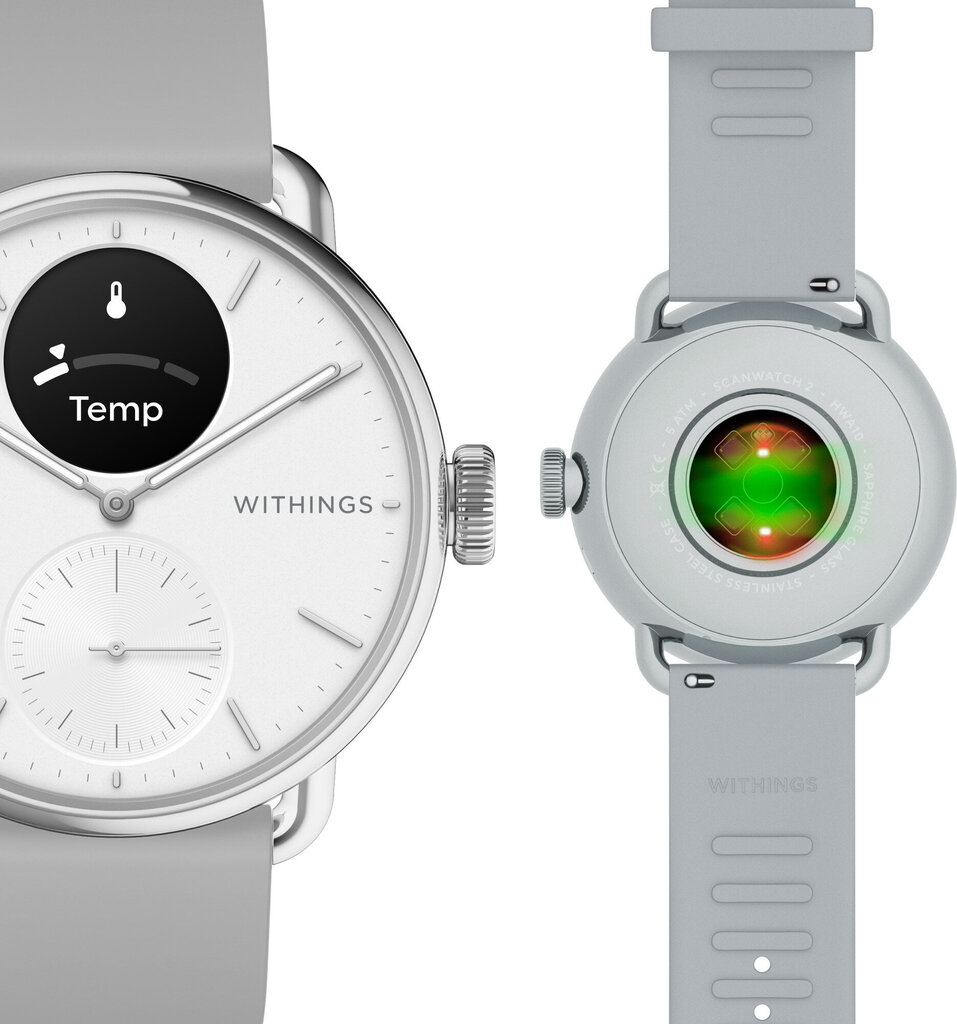 Withings Scanwatch 2 Pearl White cena un informācija | Viedpulksteņi (smartwatch) | 220.lv