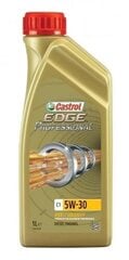 Масло моторное Castrol Edge Professional Titanium FST C1 5W30, 1л цена и информация | Моторное масло | 220.lv