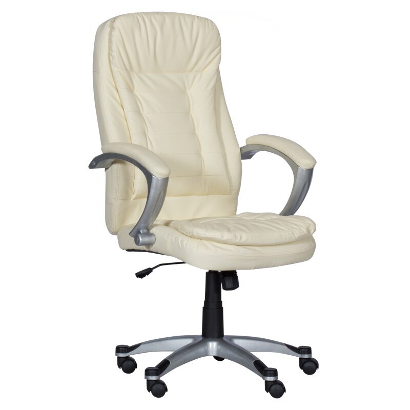 Krēsls Wood Garden Carmen 9113, smilškrāsas cena un informācija | Biroja krēsli | 220.lv