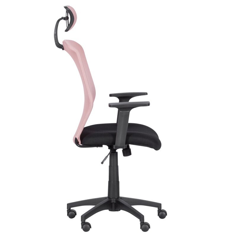 Krēsls Wood Garden Carmen 7535, melns/rozā цена и информация | Biroja krēsli | 220.lv