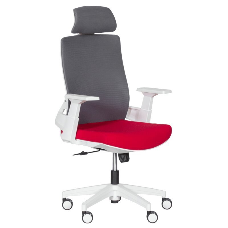 2-u biroja krēslu komplekts Wood Garden Carmen 7546, sarkans/pelēks cena un informācija | Biroja krēsli | 220.lv