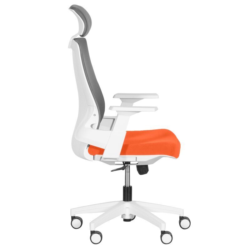 2-u biroja krēslu komplekts Wood Garden Carmen 7546, oranžs/pelēks cena un informācija | Biroja krēsli | 220.lv