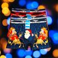 Ziemassvētku apakšbikses vīriešiem Kinga, dažādas krāsas, 4gab. cena un informācija | Vīriešu apakšbikses | 220.lv