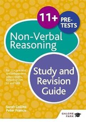 11plus Non-Verbal Reasoning Study and Revision Guide: For 11plus, pre-test and independent school exams including CEM, GL and ISEB cena un informācija | Grāmatas pusaudžiem un jauniešiem | 220.lv