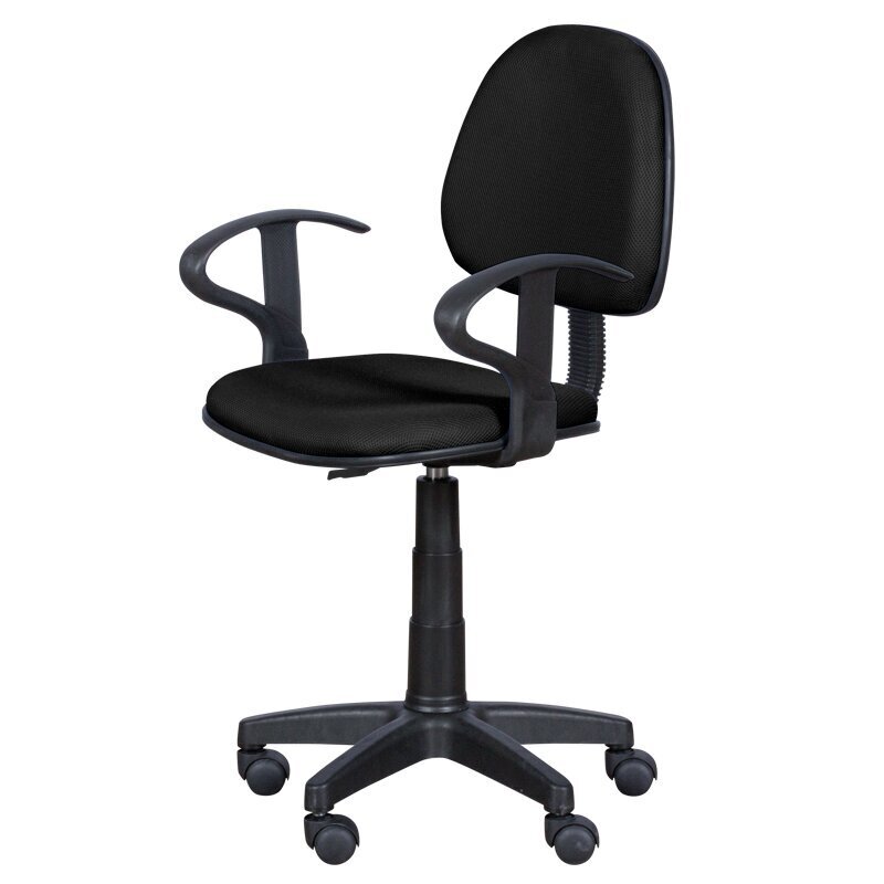 Darba krēsls Wood Garden Carmen 6012 MR, melns cena un informācija | Biroja krēsli | 220.lv