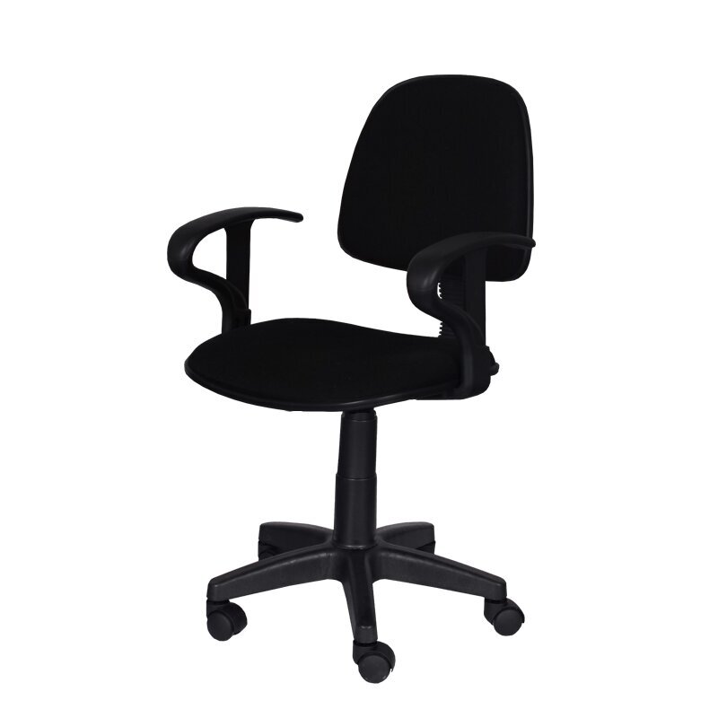 Darba krēsls Wood Garden Carmen 6012, melns cena un informācija | Biroja krēsli | 220.lv