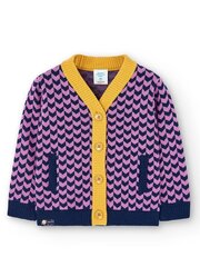 BOBOLI Houndstooth Jacquard Pattern Mauve 520237781 цена и информация | Свитеры, жилетки, пиджаки для девочек | 220.lv