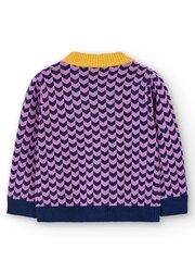 BOBOLI Houndstooth Jacquard Pattern Mauve 520237781 цена и информация | Свитеры, жилетки, пиджаки для девочек | 220.lv