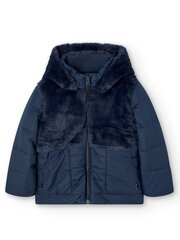 BOBOLI With Soft Fur Navy 520238346 цена и информация | Куртки, пальто для девочек | 220.lv