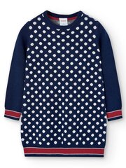 BOBOLI Knitwear Polka Dot Navy 520238386 цена и информация | Платья для девочек | 220.lv