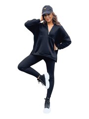 Melnais komplekts Kikor AY0910-52447-Universalus цена и информация | Спортивная одежда для женщин | 220.lv