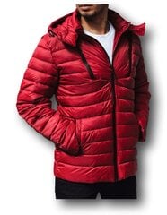Пуховик мужской Threadbare Garnock, вишнёвый цена и информация | Мужские куртки | 220.lv
