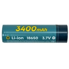 Akumulators 18650, 3.7V, 1C, 3400mAh cena un informācija | Akumulatori, lādētāji un piederumi | 220.lv