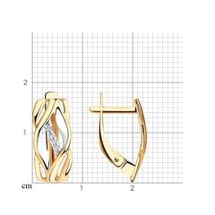 Золотые серьги, 2.27 г,  585° цена и информация | Серьги | 220.lv