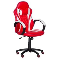 Spēļu krēsls Wood Garden Carmen 6300, balts/sarkans цена и информация | Офисные кресла | 220.lv