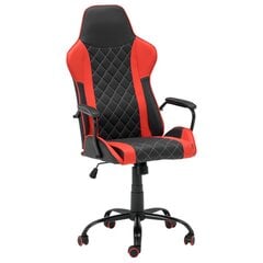 Spēļu krēsls Wood Garden Carmen 6310, melns/sarkans цена и информация | Офисные кресла | 220.lv