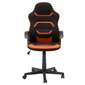 Spēļu krēsls Wood Garden Carmen 6309, melns/oranžs cena un informācija | Biroja krēsli | 220.lv