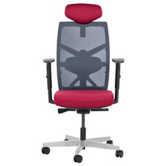 Biroja krēsls Wood Garden Carmen Fredo, sarkans/pelēks cena un informācija | Biroja krēsli | 220.lv