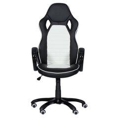 Spēļu krēsls Wood Garden Carmen 7502, balts/melns cena un informācija | Biroja krēsli | 220.lv