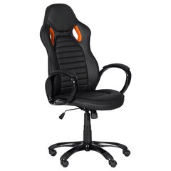 Spēļu krēsls Wood Garden Carmen 7502, melns/oranžs цена и информация | Офисные кресла | 220.lv