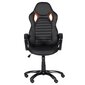 Spēļu krēsls Wood Garden Carmen 7502, melns/oranžs cena un informācija | Biroja krēsli | 220.lv