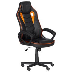 Игровое кресло Wood Garden Carmen 7604, черный/оранжевый цвет цена и информация | Офисные кресла | 220.lv