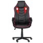 Spēļu krēsls Wood Garden Carmen 7604, melns/sarkans cena un informācija | Biroja krēsli | 220.lv