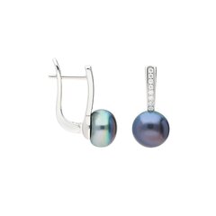 Sudraba auskari ar pērlēm Silver Pearls sievietēm W58553386 cena un informācija | Auskari | 220.lv