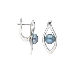 Sudraba auskari ar pērlēm Silver Pearls sievietēm W60736466 cena un informācija | Auskari | 220.lv