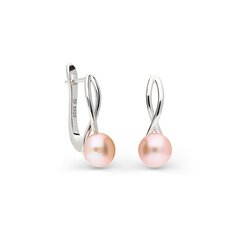 Sudraba auskari ar pērlēm Silver Pearls sievietēm W60617840 цена и информация | Серьги | 220.lv