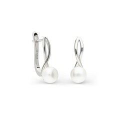 Серебряные серьги с подвеской и жемчугом Silver Pearls для женщин W60617836 1000000036209 цена и информация | Серьги | 220.lv