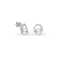 Серебряные серьги с подвеской и жемчугом Silver Pearls для женщин W60617814 1000000036217 цена и информация | Серьги | 220.lv