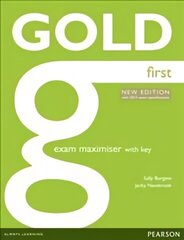 Gold First New Edition Maximiser with Key 2nd edition цена и информация | Пособия по изучению иностранных языков | 220.lv