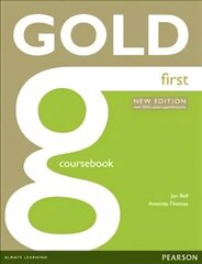 Gold First New Edition Coursebook: Industrial Ecology 2nd edition цена и информация | Пособия по изучению иностранных языков | 220.lv