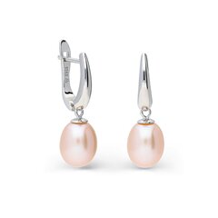 Sudraba auskari un pērlēm Silver Pearls sievietēm W61025152 1000000036231 cena un informācija | Auskari | 220.lv