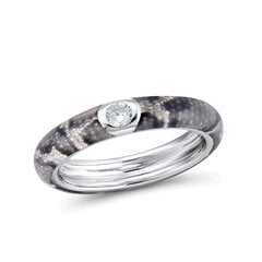 Кольцо из серебра с эмалью и фианитами 0013000200132 цена и информация | Кольца | 220.lv